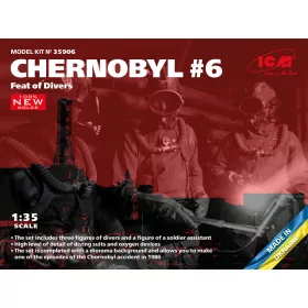   ICM 35906 Chernobyl 6. Feat of Divers(3 figures) (100% new molds) (1/35)