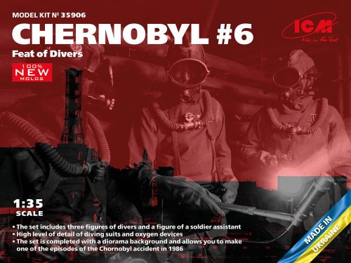 ICM 35906 Chernobyl 6. Feat of Divers(3 figures) (100% new molds) (1/35)