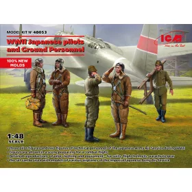   ICM 48053 Japanese pilots and Ground Personnel WWII (100% new molds) (1/48)