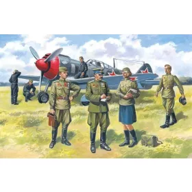ICM 48084 Sowjetische Piloten & Bodenpersonal 1943-45 (1/48)