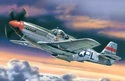 ICM 48121 Mustang P-51C American Fighter (1/48)