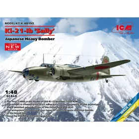   ICM 48195 Ki-21-Ib Sally Japanese Heavy Bomber 1/48 repülőgép makett