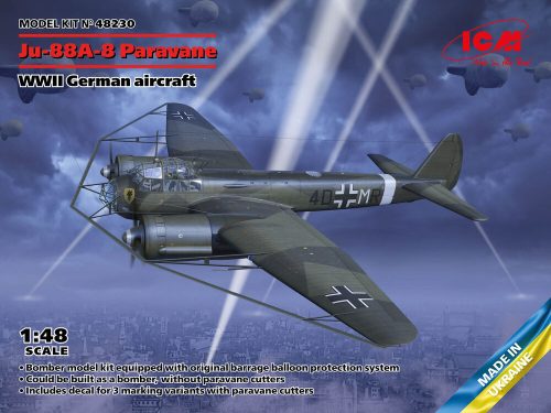 ICM 48230 Ju-88A-8 Paravane, WWII German aircraft (1/48)