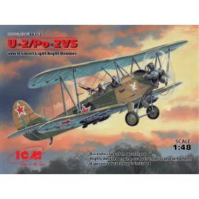   ICM 48252 U-2/Po-2VS WWII Soviet Night Light Bomber 1/48 repülőgép makett