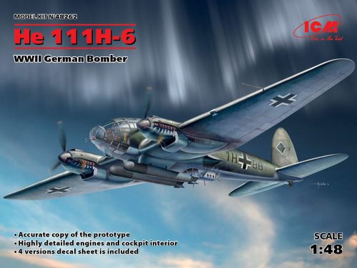 ICM 48262 He 111H-6, WWII German Bomber (1/48)