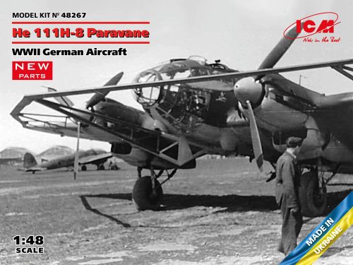 ICM 48267 He 111H-8 Paravane, WWII German Aircraft (1/48)