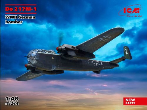 ICM 48274 Dornier Do 217M-1, WWII German bomber (1/48) repülőgép makett