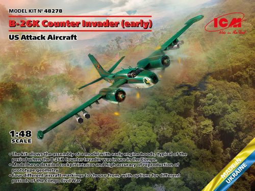 ICM 48278 B-26K Counter Invader (early), US Attack Aircraft (1/48)