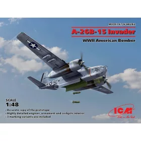 ICM 48282 A-26B-15 Invader,WWII American Bomber (1/48)