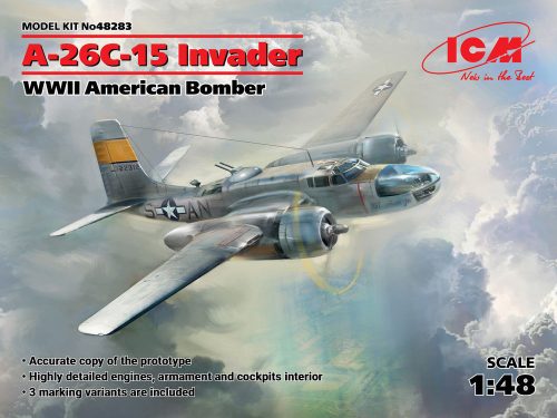 ICM 48283 A-26-15 Invader, WWII American Bomber (1/48)