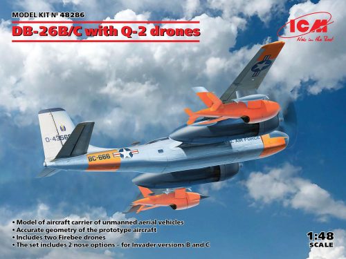 ICM 48286 DB-26B/C with Q-2 drones (1/48)