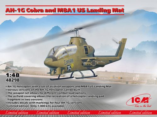 ICM 48298 AH-1G Cobra and M8A1 US Landing Mat LIMITED EDITION! (1/48)