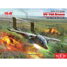  ICM 48300 OV-10 Bronco, US Attack Aircraft (100% new molds) (1/48)