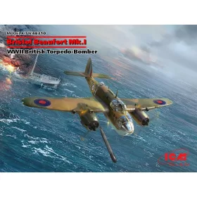   ICM 48310 Bristol Beaufort Mk.I, WWII British Torpedo Bomber (1/48)