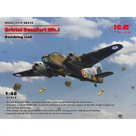 ICM 48314 Bristol Beaufort Mk.I. Bombing raid (1/48)