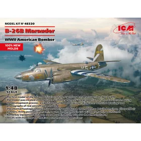   ICM 48320 B-26B Marauder, WWII American Bomber (100% new molds) (1/48)