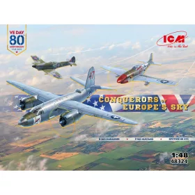   ICM 48324 Conquerors of Europe"s Sky (1/48) repülőgép makett