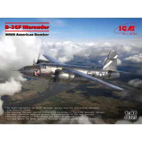   ICM 48325 B-26F Marauder, WWII American Bomber (1/48) repülőgép makett