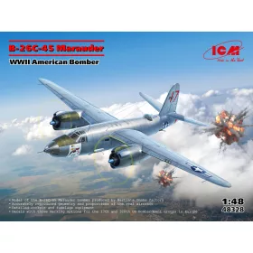   ICM 48328 B-26C-45 Marauder WWII American bomber (1/48) repülőgép makett