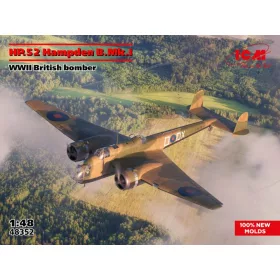 ICM 48352 HP.52 Hampden B.Mk.I WWII British bomber (1/48)