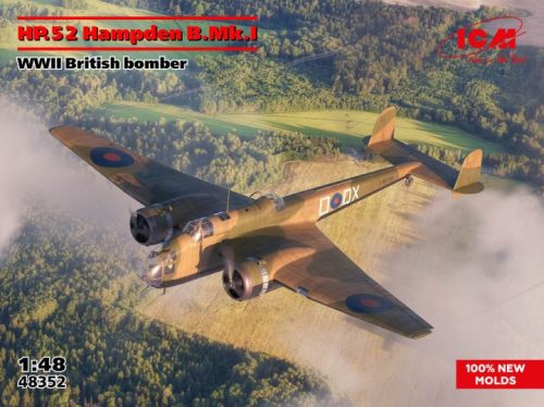 ICM 48352 HP.52 Hampden B.Mk.I WWII British bomber (1/48)