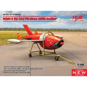   ICM 48400 Q-2A (KDA-1) Firebee with trailer (1 airplane and trailer) (1/48)