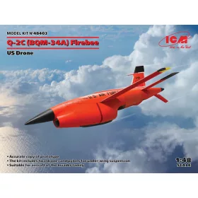   ICM 48403 Q-2C (BQM-34A) Firebee, US Drone (2 airplanes and pilons) (100% new molds) (1/48)