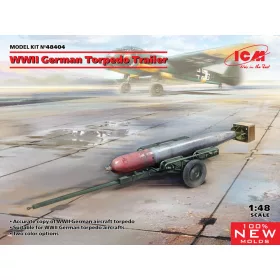   ICM 48404 WWII German Torpedo Trailer (100% new molds) (1/48)