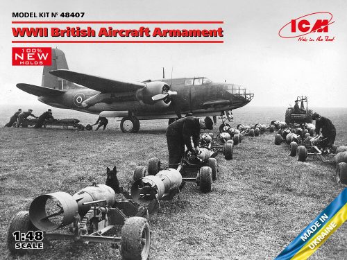 ICM 48407 WWII British Aircraft Armament (100% new molds) (1/48)