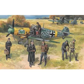   ICM 48803 Bf 109F-2 with German Pilots and Ground Personnel (1/48)