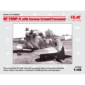 ICM 48805 Bf 109F-4 with German Ground Personnel (1/48)