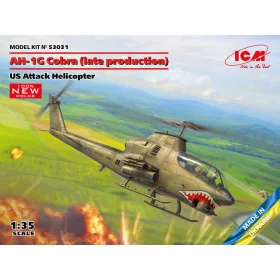   ICM 53031 AH-1G Cobra (late production), US Attack Helicopter (100% new molds) (1/35)