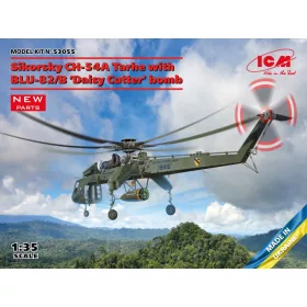   ICM 53055 Sikorsky CH-54A Tarhe with BLU-82/B "Daisy Cutter" bomb 1/35 helikopter makett