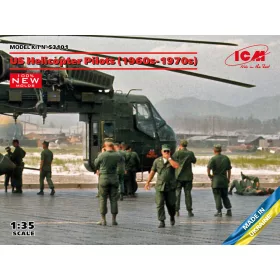   ICM 53101 US Helicopter Pilots (1960s-1970s) (100% new molds) (1/35)