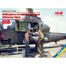   ICM 53102 Helicopters Ground Personnel (Vietnam War) (100% new molds) (1/35)