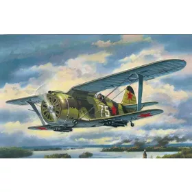   ICM 72074 I-153 "Chaika", WWII Soviet Biplane Fighter (1/72)