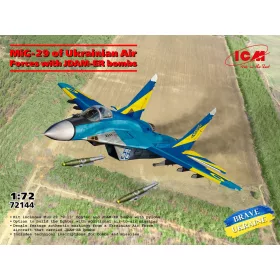   ICM 72144 MiG-29 with JDAM-ER bombs Ukranian Air Forces (1/72)