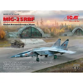 ICM 72174 MiG-25 RBF,Soviet Reconnaissance Plane (1/72)