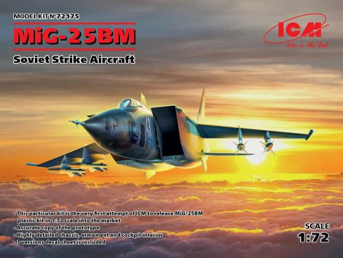 ICM 72175 MiG-25 BM, Soviet Strike Aircraft (1/72)