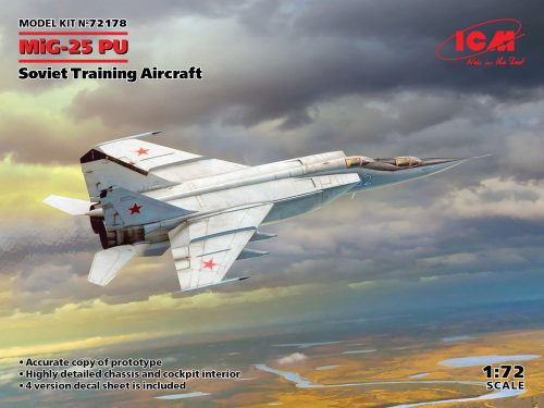 ICM 72178 MiG-25PU, Soviet Training Aircraft (1/72)