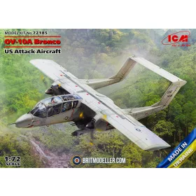   ICM 72185 North-American/Rockwell OV-10А Bronco US Attack Aircraft 1/72 repülőgép makett