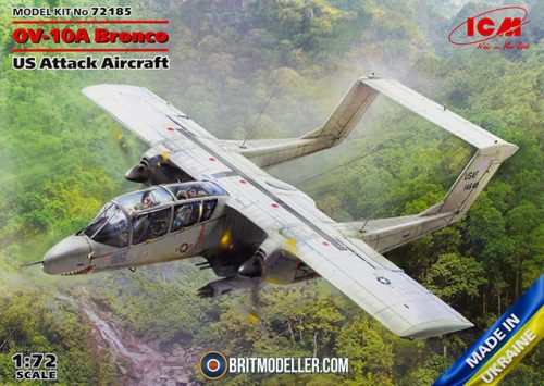 ICM 72185 North-American/Rockwell OV-10А Bronco US Attack Aircraft 1/72 repülőgép makett