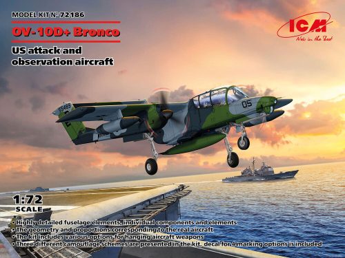 ICM 72186 OV-10D+ Bronco, US attack and observation aircraft (1/72)