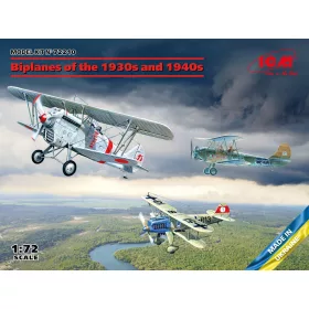   ICM 72210 Biplanes of the 1930s and 1940s (??-51A-1, Ki-10-II, U-2/Po-2VS) (1/72)