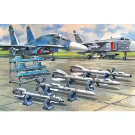   ICM 72212 Soviet Air-to-Air Aircraft Armament (R-27ER,R-27ET,R-73,R-77 missiles) (1/72)