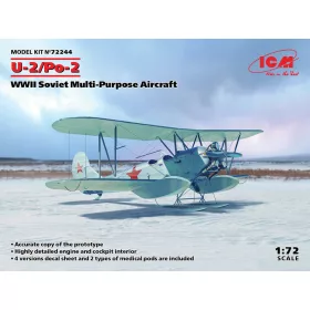   ICM 72244 U-2/Po-2, WWII Soviet Multi-Purpose Aircraft (1/72)