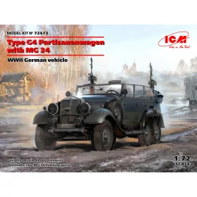   ICM 72473 Type G4 Partisanenwagen with MG 34, WWII German vehicle (1/72)