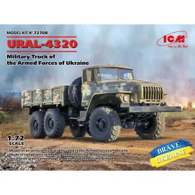   ICM 72708 URAL-4320, Military Truck of the Armed Forces of Ukraine (1/72)