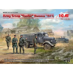   ICM DS3502 Army Group"Center"(Summer 1941)(Kfz1,Typ L3000S,German Infantry(4 figures)Ger.Drivers (1/35)