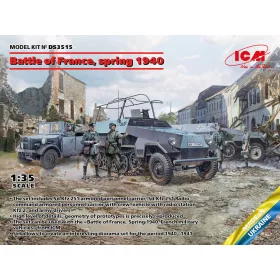   ICM DS3515 Battle of France, spring 1940. German combat vehicles (1/35)